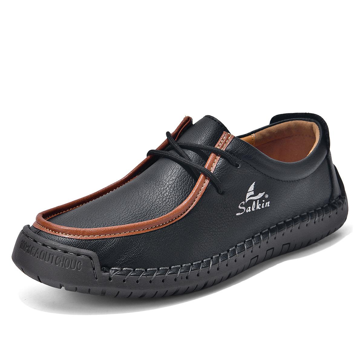 New Woman Fashion Handmade Leather Casual Shoes Men Design Sneakers Man Loafers Breathable Low Top Flat Shoes Driving Plus Size 48
New Woman Fashion Handmade Leather Casual Shoes Men Design Sneakers Man Loafers Breathable Low Top Flat Shoes Driving Plus Size 48