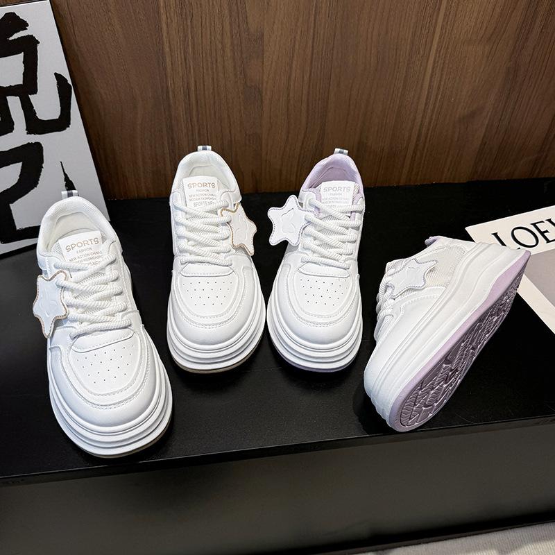 Platform white shoes women s spring and summer 2024 new versatile casual muffin sole fashionable small height-increasing board shoes 35 светло-фиолетовый
Platform white shoes women s spring and summer 2024 new versatile casual muffin sole fashionable small height-increasing board shoes 35 светло-фиолетовый