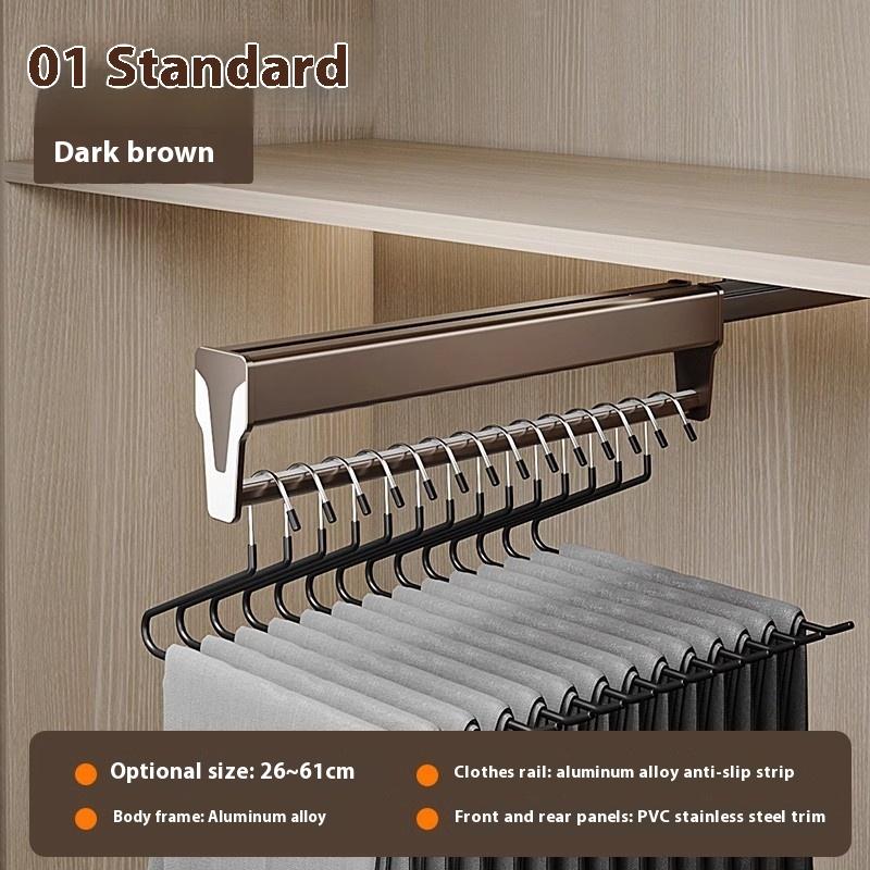 Регулируемая алюминиевая вешалка для одежды, выдвижная выдвижная штанга для вешалок для гардероба, органайзер для шкафа, прочная, экономящая место 30cm
Регулируемая алюминиевая вешалка для одежды, выдвижная выдвижная штанга для вешалок для гардероба, органайзер для шкафа, прочная, экономящая место 30cm