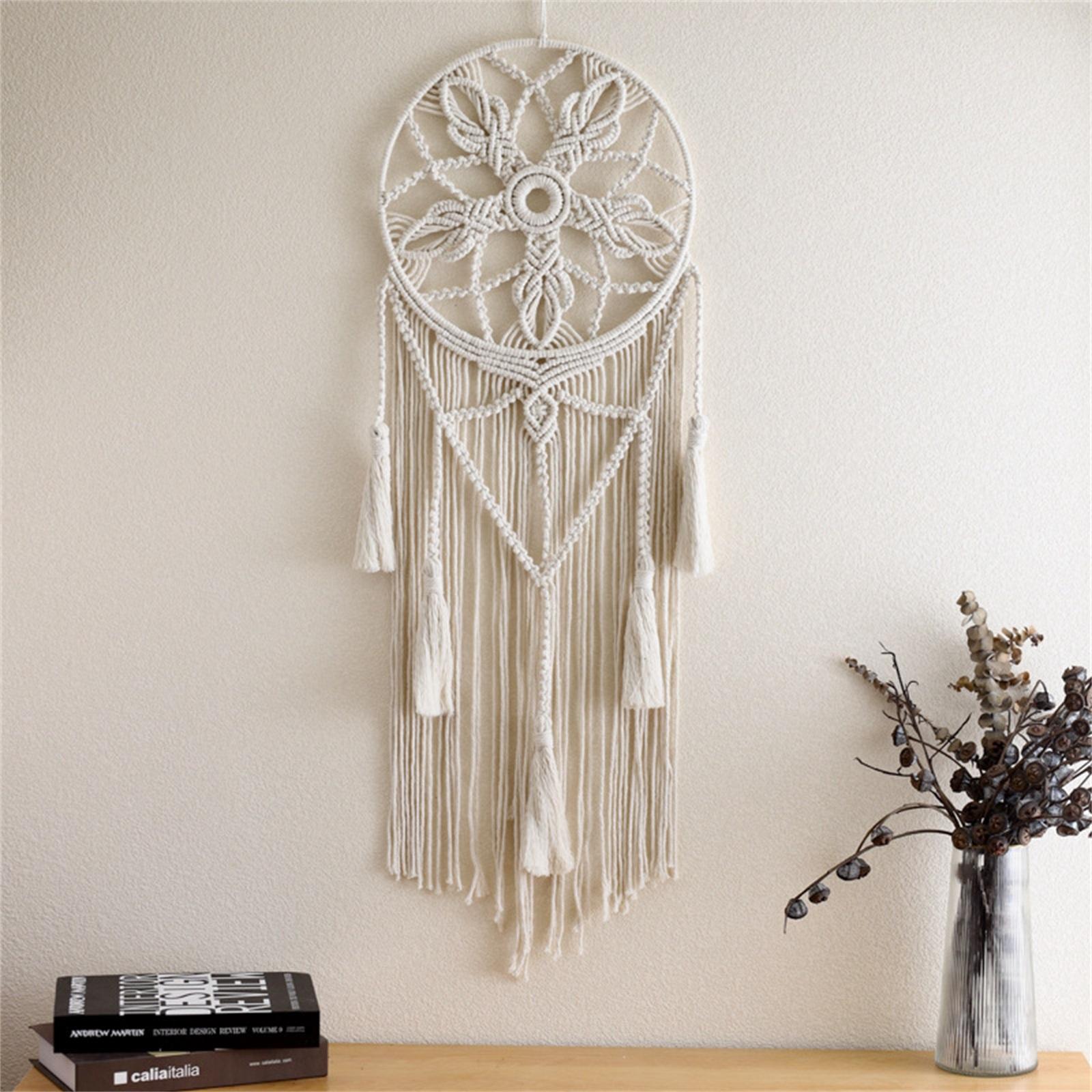 Handmade Dreamcatcher Boho Dream Catcher Ornament Decor Dream Catcher Crochet Flower Tapestry Ornaments Hanging Tassels
Handmade Dreamcatcher Boho Dream Catcher Ornament Decor Dream Catcher Crochet Flower Tapestry Ornaments Hanging Tassels