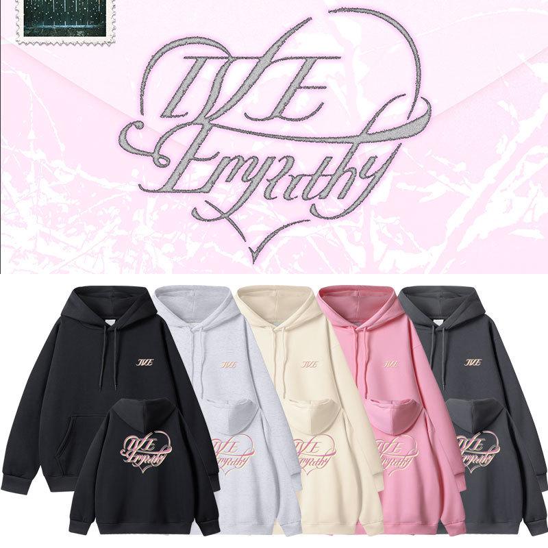 IVE Empathy Sweatshirt: Loose Print Pullover Hoodie, Thin Fleece-Lined, Perfect for Autumn and Winter. L
IVE Empathy Sweatshirt: Loose Print Pullover Hoodie, Thin Fleece-Lined, Perfect for Autumn and Winter. L
