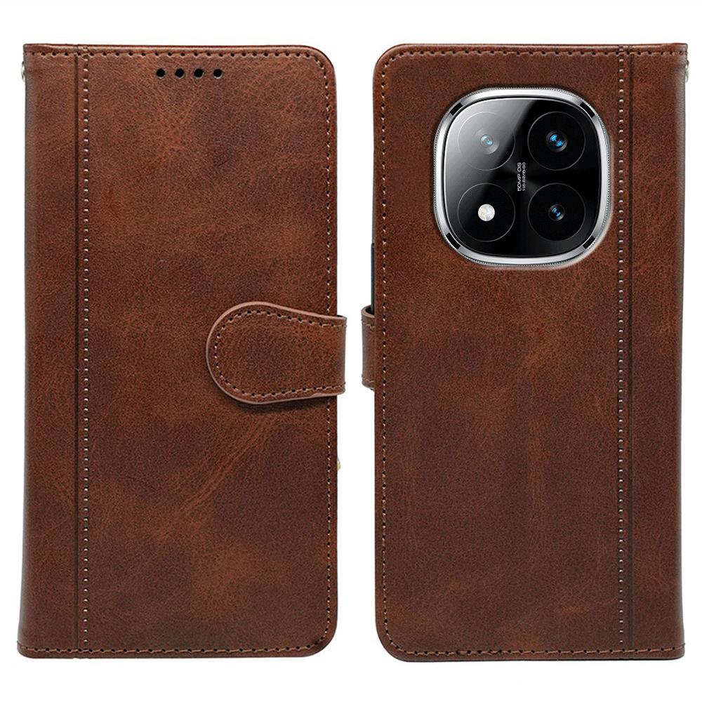 For Xiaomi Redmi Note 14 Pro+ 5G Case Calf Texture Leather Stand Book Style Phone Cover Brown
For Xiaomi Redmi Note 14 Pro+ 5G Case Calf Texture Leather Stand Book Style Phone Cover Brown