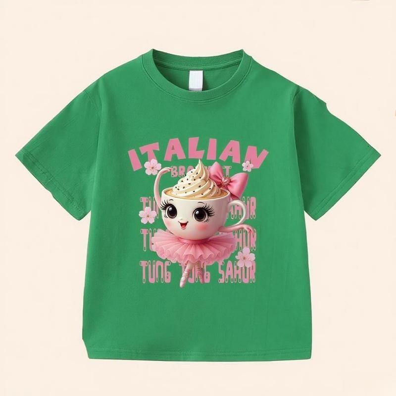 Футболка Brainrot Летняя с коротким рукавом для девочки Милая одежда Детский аниме-топ Мультяшная одежда 110
Футболка Brainrot Летняя с коротким рукавом для девочки Милая одежда Детский аниме-топ Мультяшная одежда 110