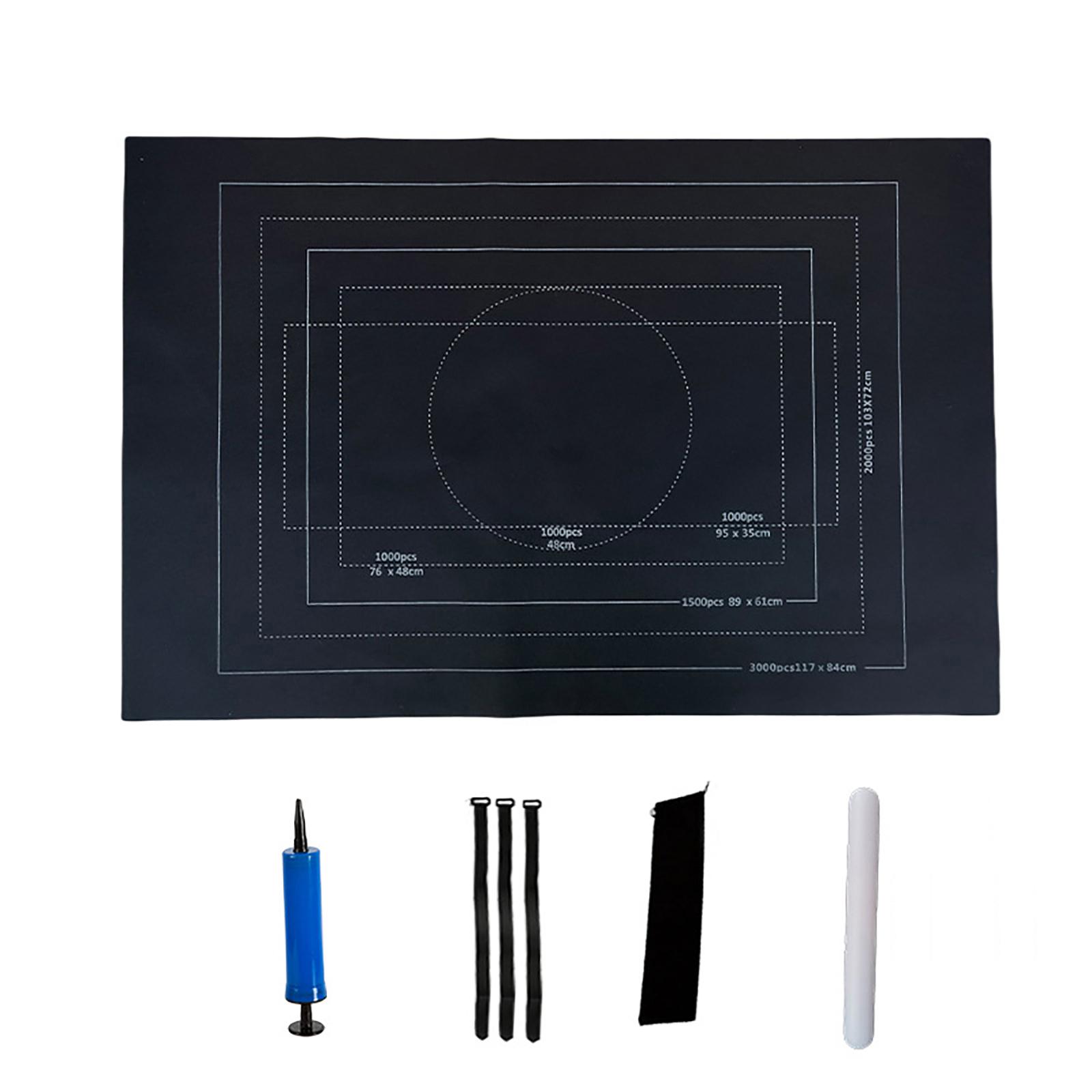 Коврик-рулон для пазлов до 1500/2000/3000 шт. Большой органайзер для хранения пазлов из фетра, одеяло для хранения пазлов, аксессуары S3 чёрный
Коврик-рулон для пазлов до 1500/2000/3000 шт. Большой органайзер для хранения пазлов из фетра, одеяло для хранения пазлов, аксессуары S3 чёрный