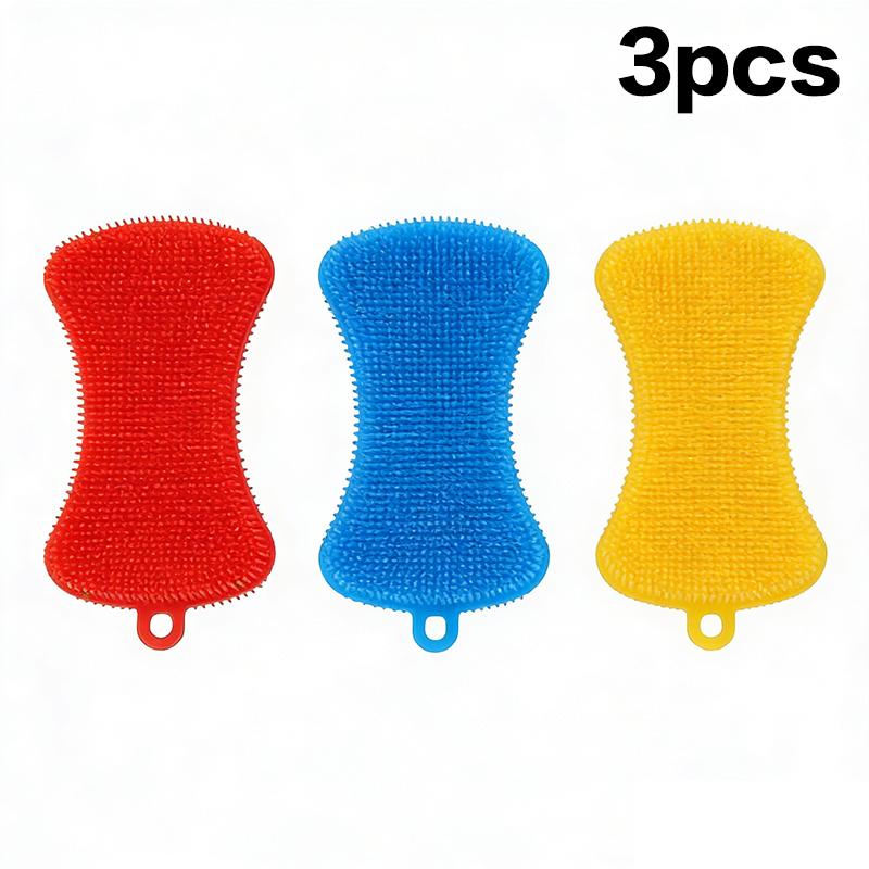3Pcs Silicone Dish Sponges Food-Grade Multi-Purpose Efficient Sponge Kitchen Gadgets Especial Delicate Kitchen Sponge Brush 3pcs A2
3Pcs Silicone Dish Sponges Food-Grade Multi-Purpose Efficient Sponge Kitchen Gadgets Especial Delicate Kitchen Sponge Brush 3pcs A2