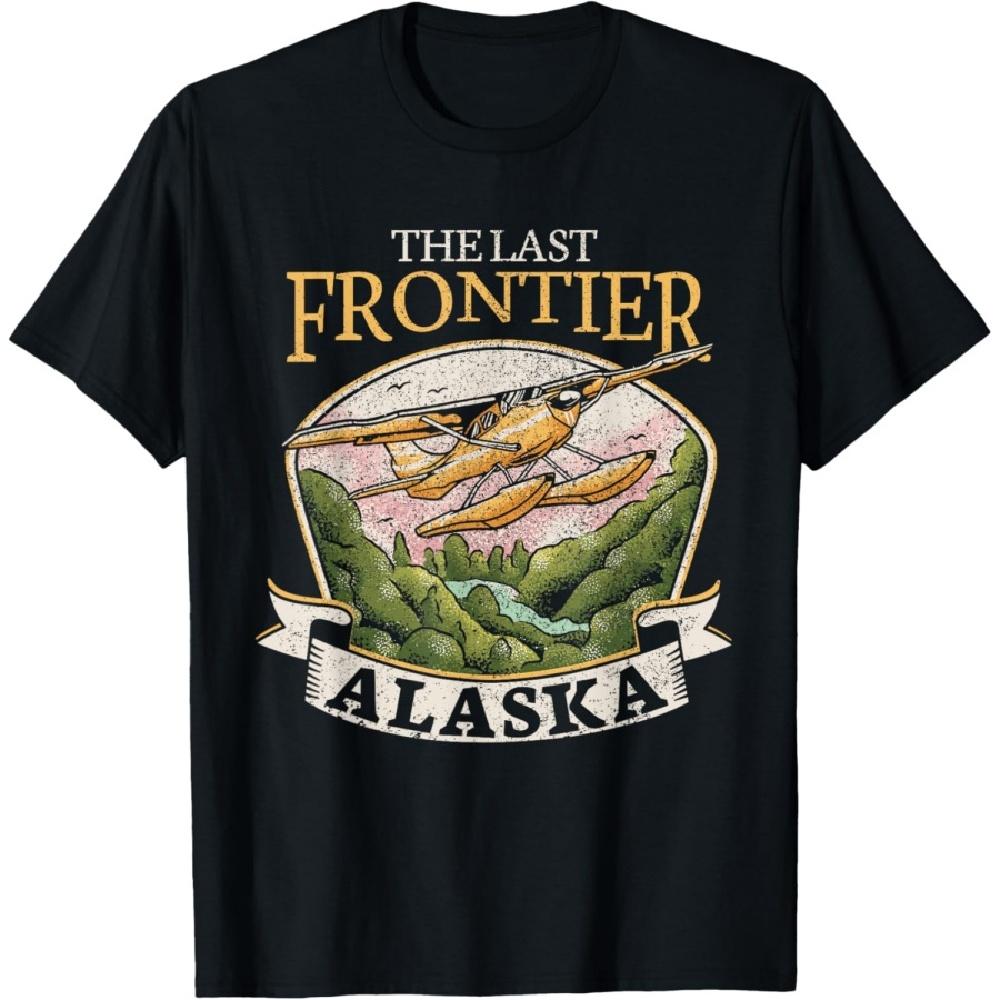 Alaska The Last Frontier State Design Vintage Seaplane T-Shirt S
Alaska The Last Frontier State Design Vintage Seaplane T-Shirt S