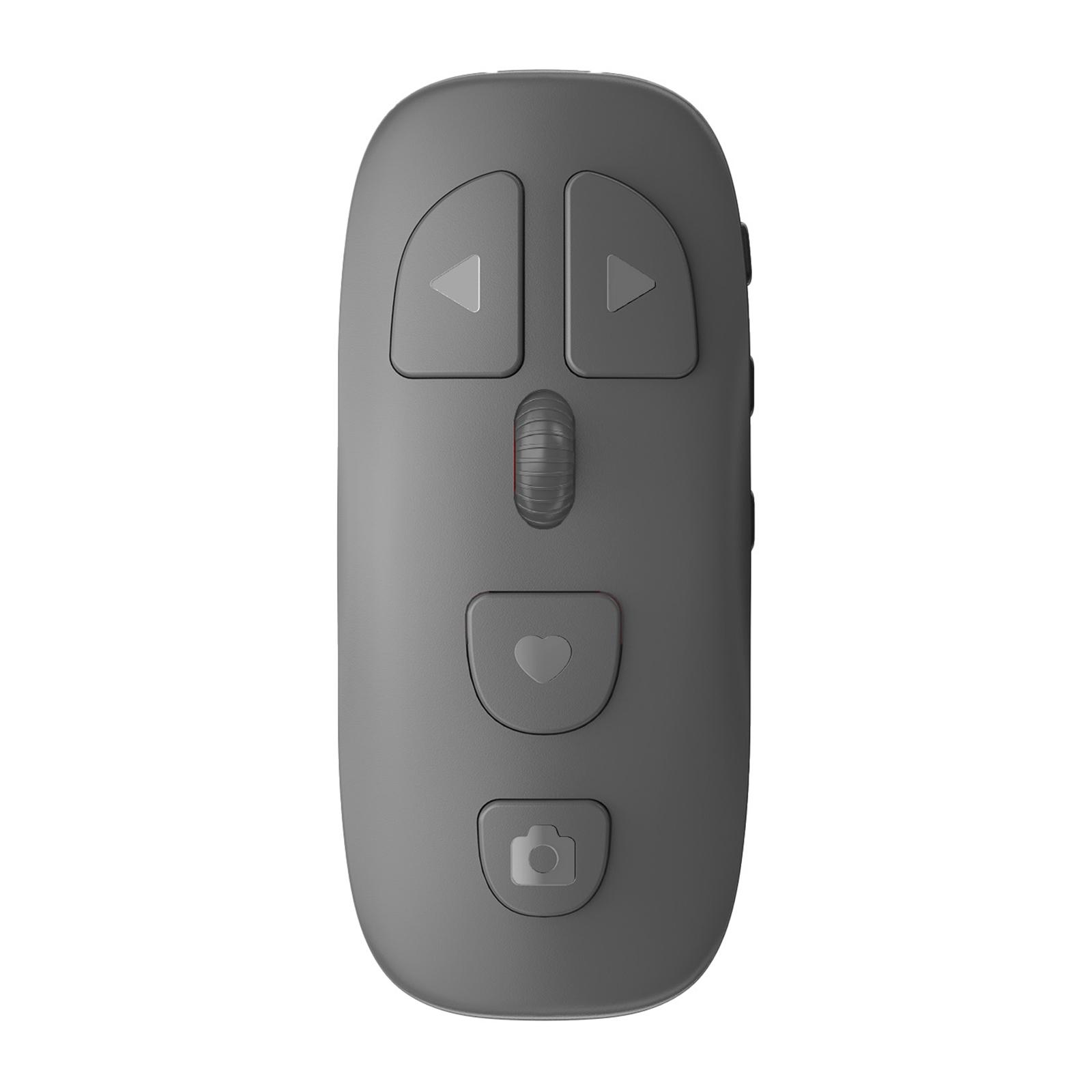 Rechargeable Camera Recording Wireless Remote Zoom & Focus Rechargeable BT Phone Remote for iOS & Android сірий
Rechargeable Camera Recording Wireless Remote Zoom & Focus Rechargeable BT Phone Remote for iOS & Android сірий