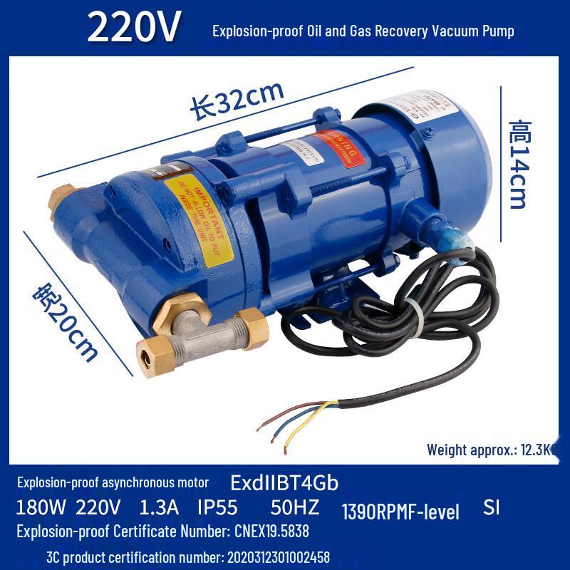RSRDDY Explosion-Proof Fuel Dispenser Vacuum Pump
RSRDDY Explosion-Proof Fuel Dispenser Vacuum Pump