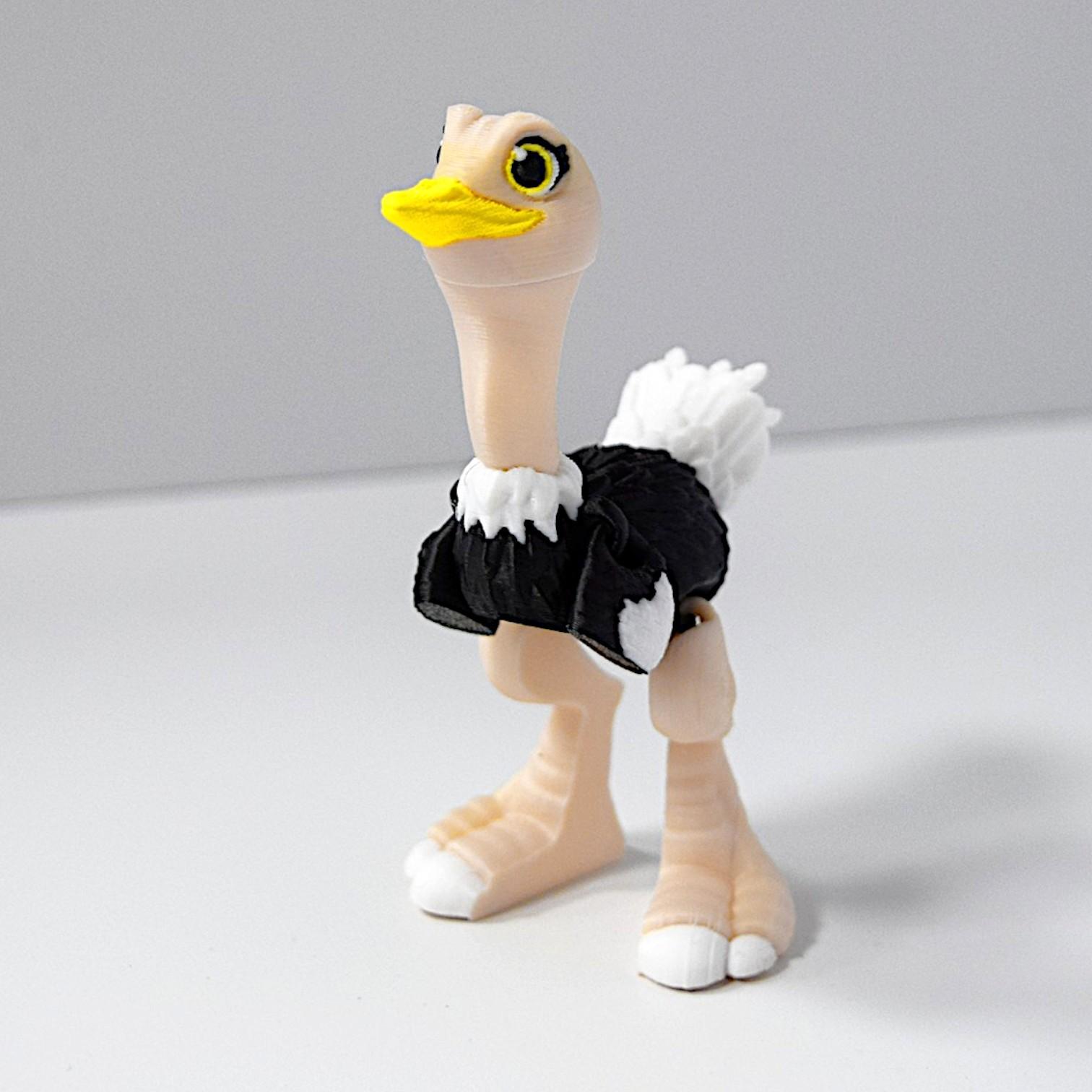 3D Printed Ostrich Toy Statue Cute And Lifelike Ostrich Animal Model Children Toy Creative Desktop Decoration Funny Gift
3D Printed Ostrich Toy Statue Cute And Lifelike Ostrich Animal Model Children Toy Creative Desktop Decoration Funny Gift