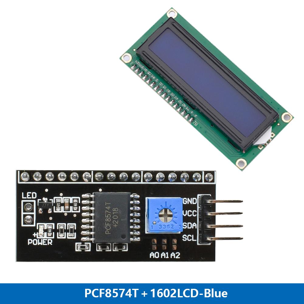 Модуль дисплея LCD1602 I2C Синьо-зелений екран 5В PCF8574 IIC Адаптер Плата для Arduino
Модуль дисплея LCD1602 I2C Синьо-зелений екран 5В PCF8574 IIC Адаптер Плата для Arduino