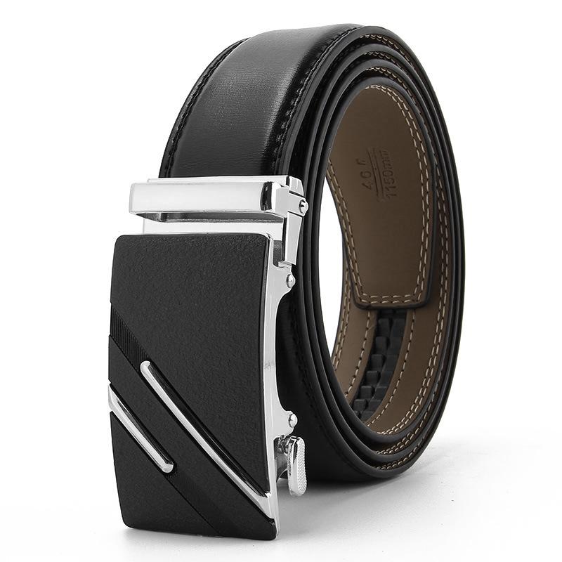 New Style Letters for Men s Real Beef Two Layer Leather Open Edge Automatic Buckle Belt Matte Business Casual Men s Belt 110-130CM
New Style Letters for Men s Real Beef Two Layer Leather Open Edge Automatic Buckle Belt Matte Business Casual Men s Belt 110-130CM