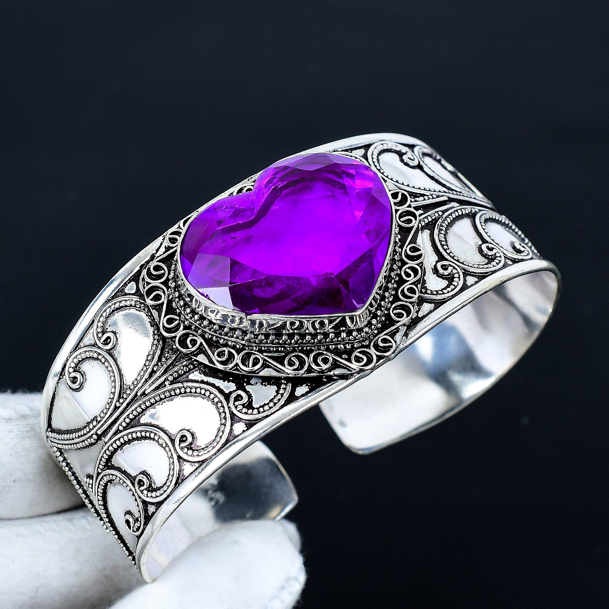 Amethyst Heart Gemstone Bracelet, Bangle Adjustable Bracelet, 925 Sterling Silver Jewelry, Engagement Gift, Amethyst Bracelet Wadding Gift Adjustable фіолетовий
Amethyst Heart Gemstone Bracelet, Bangle Adjustable Bracelet, 925 Sterling Silver Jewelry, Engagement Gift, Amethyst Bracelet Wadding Gift Adjustable фіолетовий