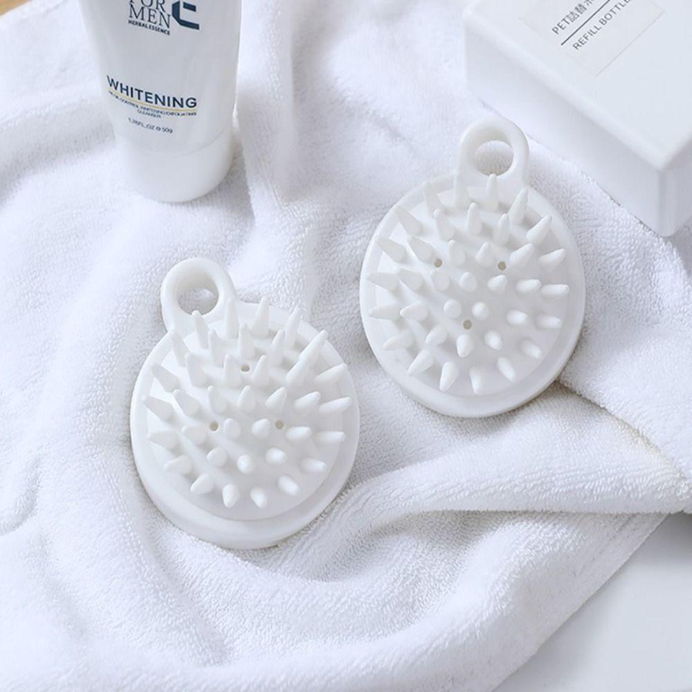 Soft Silicone Shampoo Brush Comfortable Scalp Massage Brush Exfoliator Shower Brush Women Men білий
Soft Silicone Shampoo Brush Comfortable Scalp Massage Brush Exfoliator Shower Brush Women Men білий