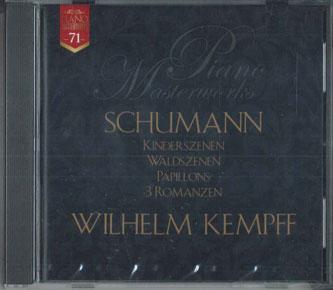 CD WILHELM KEMPFF - Schumann:kinderszenen,waldszenen,pa DCU2571 Deutsche Japan Classical Used
CD WILHELM KEMPFF - Schumann:kinderszenen,waldszenen,pa DCU2571 Deutsche Japan Classical Used