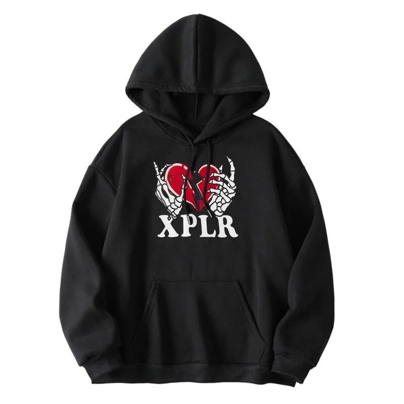 Толстовка унисексXPLR Heartbreak Sam Colby Merch Толстовки Зимняя с капюшоном Милая уличная толстовка с длинными рукавами 
Толстовка унисексXPLR Heartbreak Sam Colby Merch Толстовки Зимняя с капюшоном Милая уличная толстовка с длинными рукавами