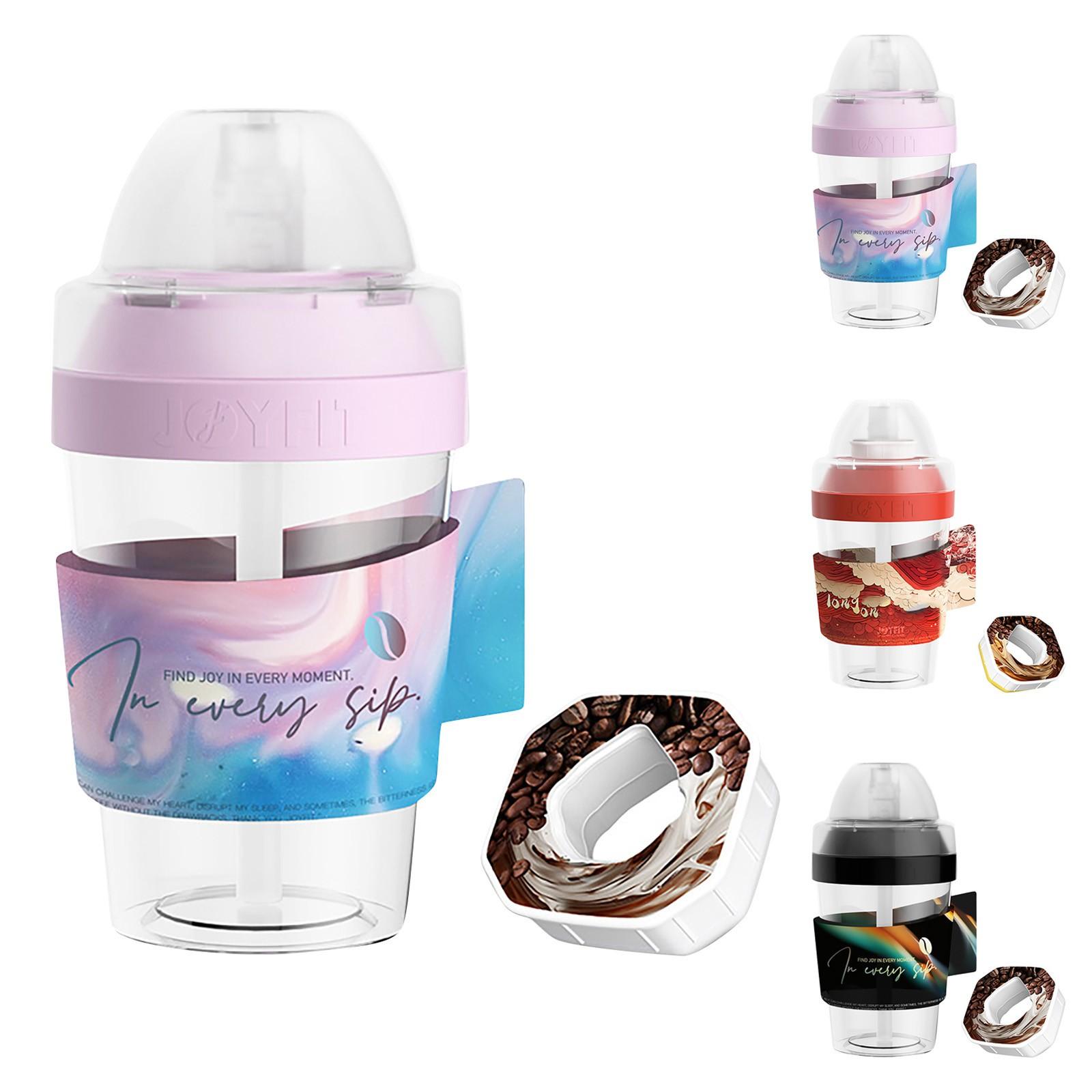 Кофейная чашка для бутылки на 400 мл, обновленный набор для бутылки с водой с 1 капсулой с трубочкой для питья, кофейная чашка для уличной бутылки с водой
Кофейная чашка для бутылки на 400 мл, обновленный набор для бутылки с водой с 1 капсулой с трубочкой для питья, кофейная чашка для уличной бутылки с водой