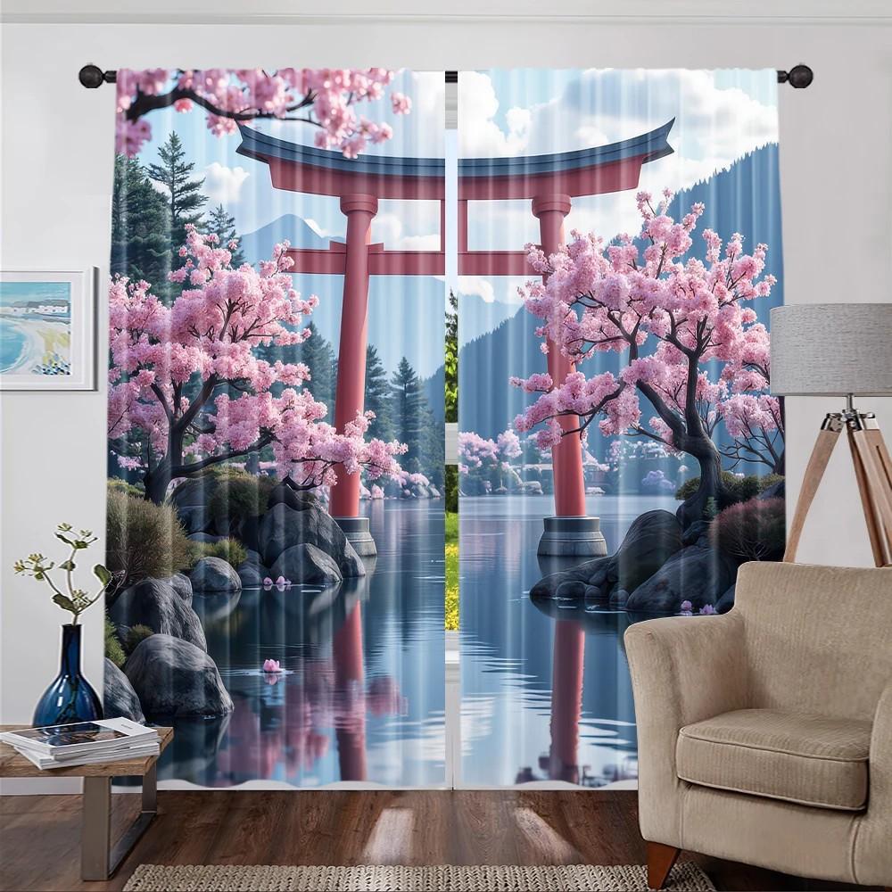 2pcs Cherry Blossom Pastoral Curtain Japanese Scenery Design Room Darkening Polyester Spring Window Decor Home Decor Rod P 100*130 Grommet Top 1pcs
2pcs Cherry Blossom Pastoral Curtain Japanese Scenery Design Room Darkening Polyester Spring Window Decor Home Decor Rod P 100*130 Grommet Top 1pcs