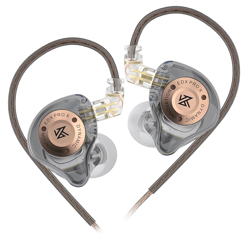 Yinyoo KZ EDX Pro X 1DD ear monitor Chinese food earphones 10mm upgraded dynamic driver re-cableable in-ear headphones wired Wired Earphones 2pin (No
Yinyoo KZ EDX Pro X 1DD ear monitor Chinese food earphones 10mm upgraded dynamic driver re-cableable in-ear headphones wired Wired Earphones 2pin (No