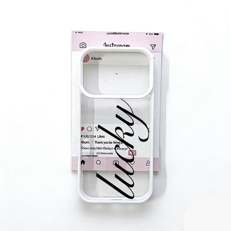 Simple Cute Letter French English Lucky Phone Case For iPhone 17 Air 16 15 13 11 Pro Max 7 8 14 Plus 12Mini XR X Black Y2K Cover iPhone XS Max
Simple Cute Letter French English Lucky Phone Case For iPhone 17 Air 16 15 13 11 Pro Max 7 8 14 Plus 12Mini XR X Black Y2K Cover iPhone XS Max