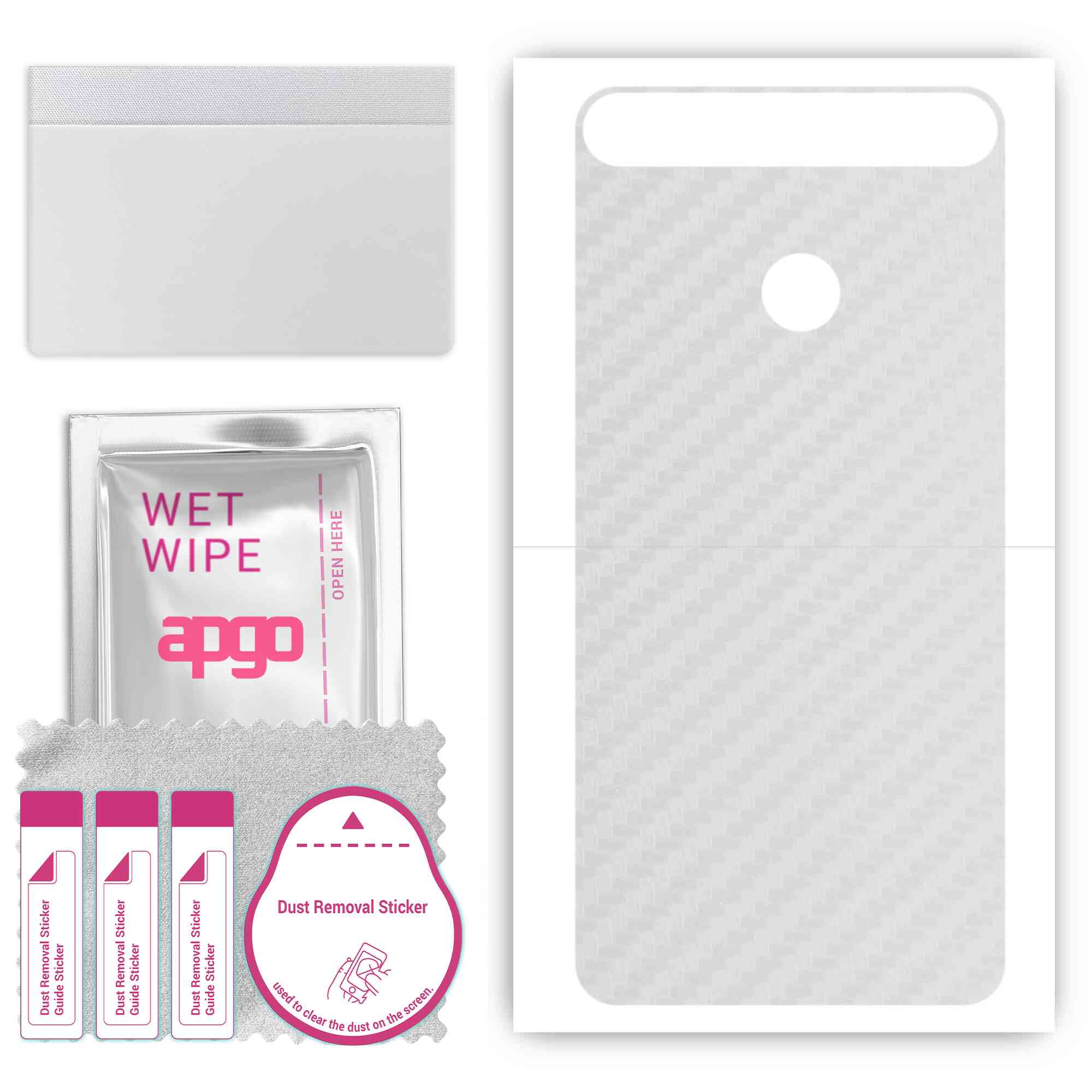 apgo Protective Skin Sticker for the back compatible with Huawei nova, Wrap Film, Foil, Vinyl - Pattern Transparent Carbon
apgo Protective Skin Sticker for the back compatible with Huawei nova, Wrap Film, Foil, Vinyl - Pattern Transparent Carbon