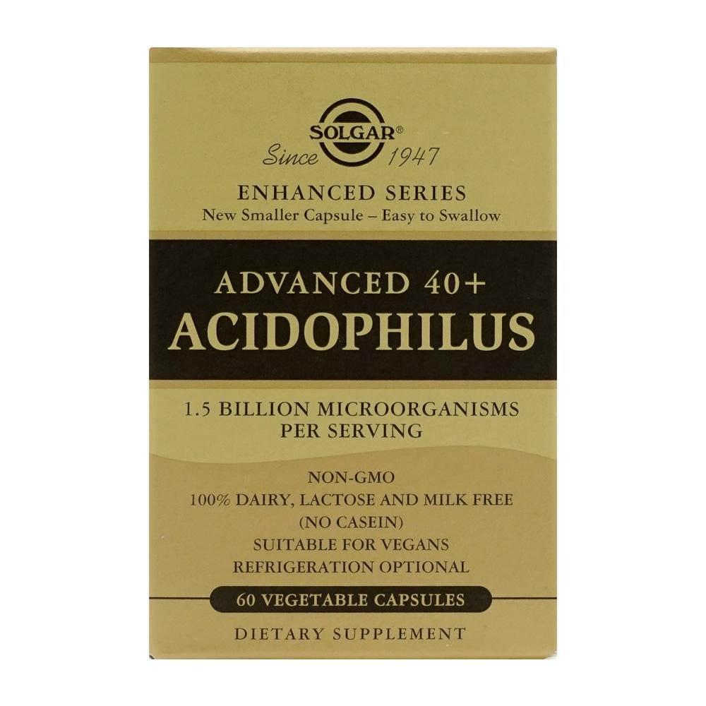 Enhanced Series Advanced 40+ Acidophilus 1,5 мільярдів мікроорганізмів, 60 рослинних капсул
Enhanced Series Advanced 40+ Acidophilus 1,5 мільярдів мікроорганізмів, 60 рослинних капсул