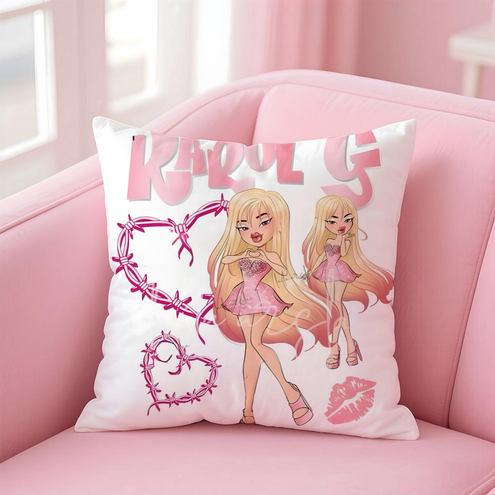 Singer Album KKAROL G Cushion Cover Pillow Case Soft Friendly Fabric Concealed Zipper 30X30cm
Singer Album KKAROL G Cushion Cover Pillow Case Soft Friendly Fabric Concealed Zipper 30X30cm