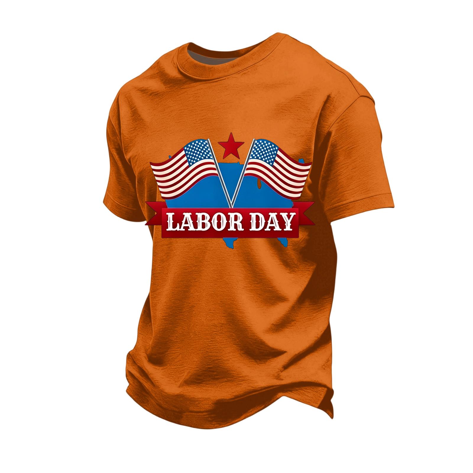 Men s Loose Fit Short Sleeve Casual T-Shirt Labor Day Printed Crew Neck Cotton Blend Top for Everyday Wear XXL
Men s Loose Fit Short Sleeve Casual T-Shirt Labor Day Printed Crew Neck Cotton Blend Top for Everyday Wear XXL