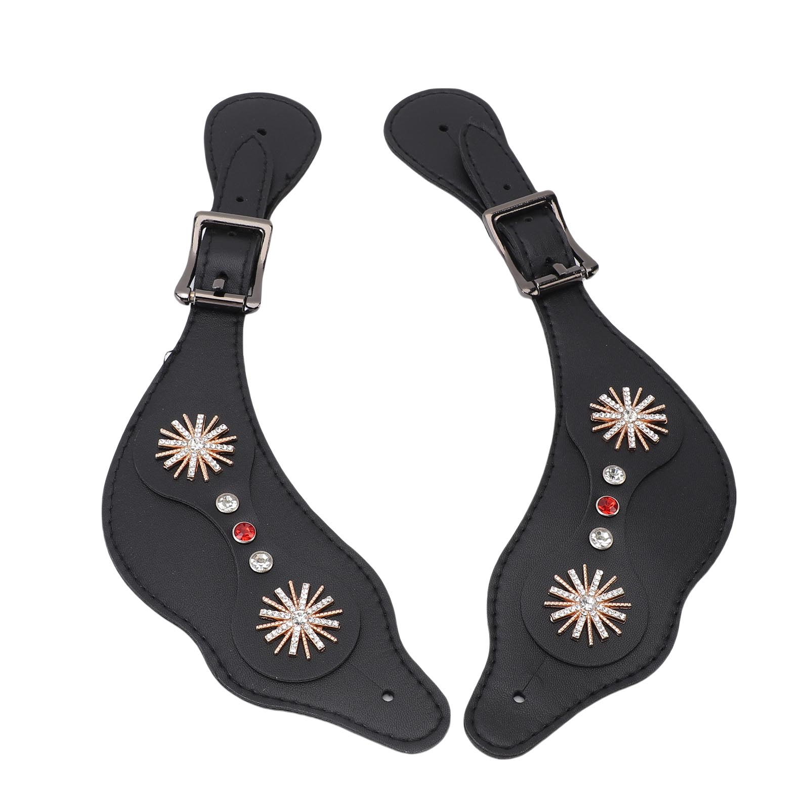 Spur Straps Western Rhinestone Floral Boots Vintage Spur Straps for Horse Riders Adjustable Length Handcrafted Black чорний
Spur Straps Western Rhinestone Floral Boots Vintage Spur Straps for Horse Riders Adjustable Length Handcrafted Black чорний