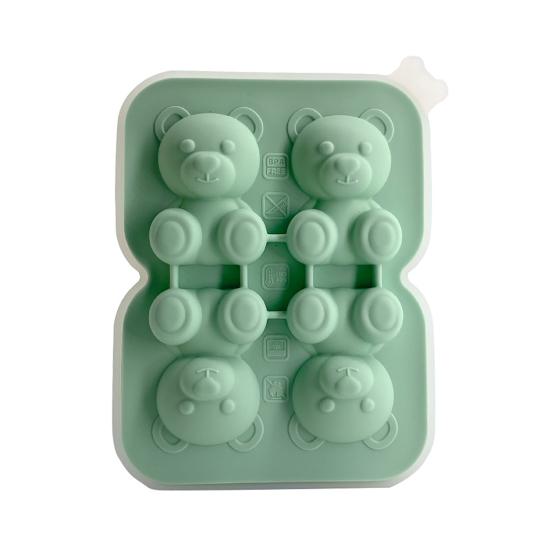 Bear Shape Ice Cube Mold 4-Cavity Silicone Ice Tray Easy Release Creative Ice Cube Maker Multipurpose Jelly Chocolate Mold
Bear Shape Ice Cube Mold 4-Cavity Silicone Ice Tray Easy Release Creative Ice Cube Maker Multipurpose Jelly Chocolate Mold