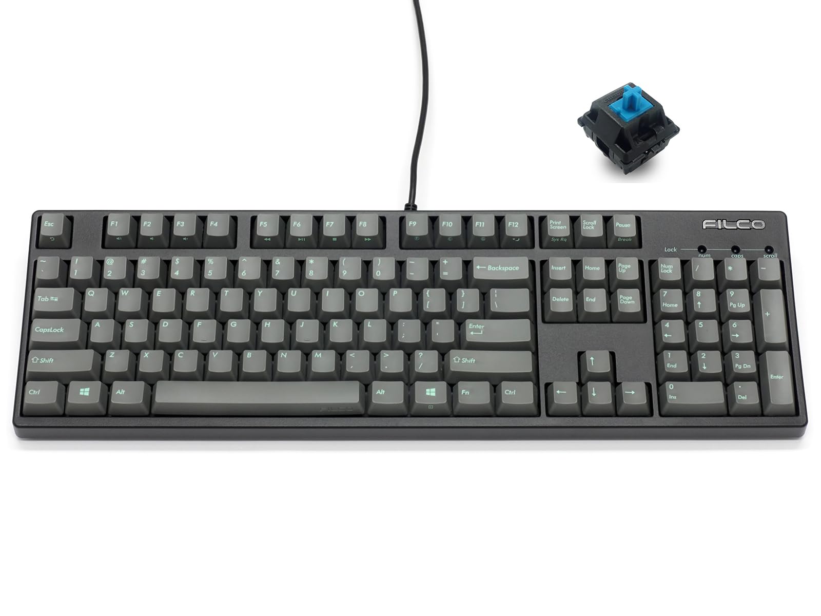 FILCO Majestouch SGK CHERRY MX Blue axis Full size English layout 104 keys Equipped with PBT molded sky gray keycap rollover compatible Equipped with
FILCO Majestouch SGK CHERRY MX Blue axis Full size English layout 104 keys Equipped with PBT molded sky gray keycap rollover compatible Equipped with