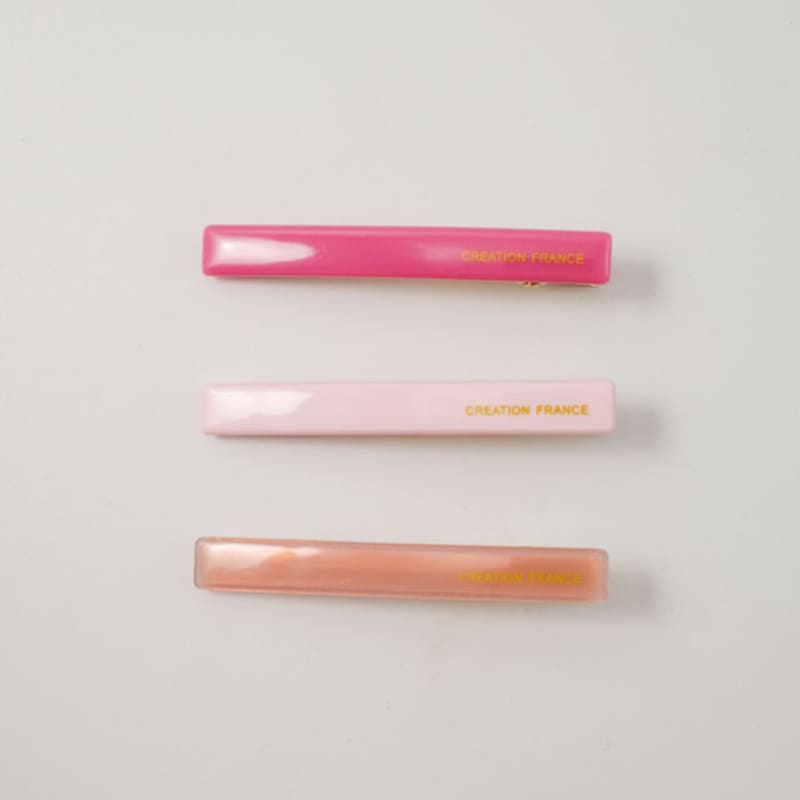 objet213 Barbie Straight Clip 3. Pale pink
objet213 Barbie Straight Clip 3. Pale pink