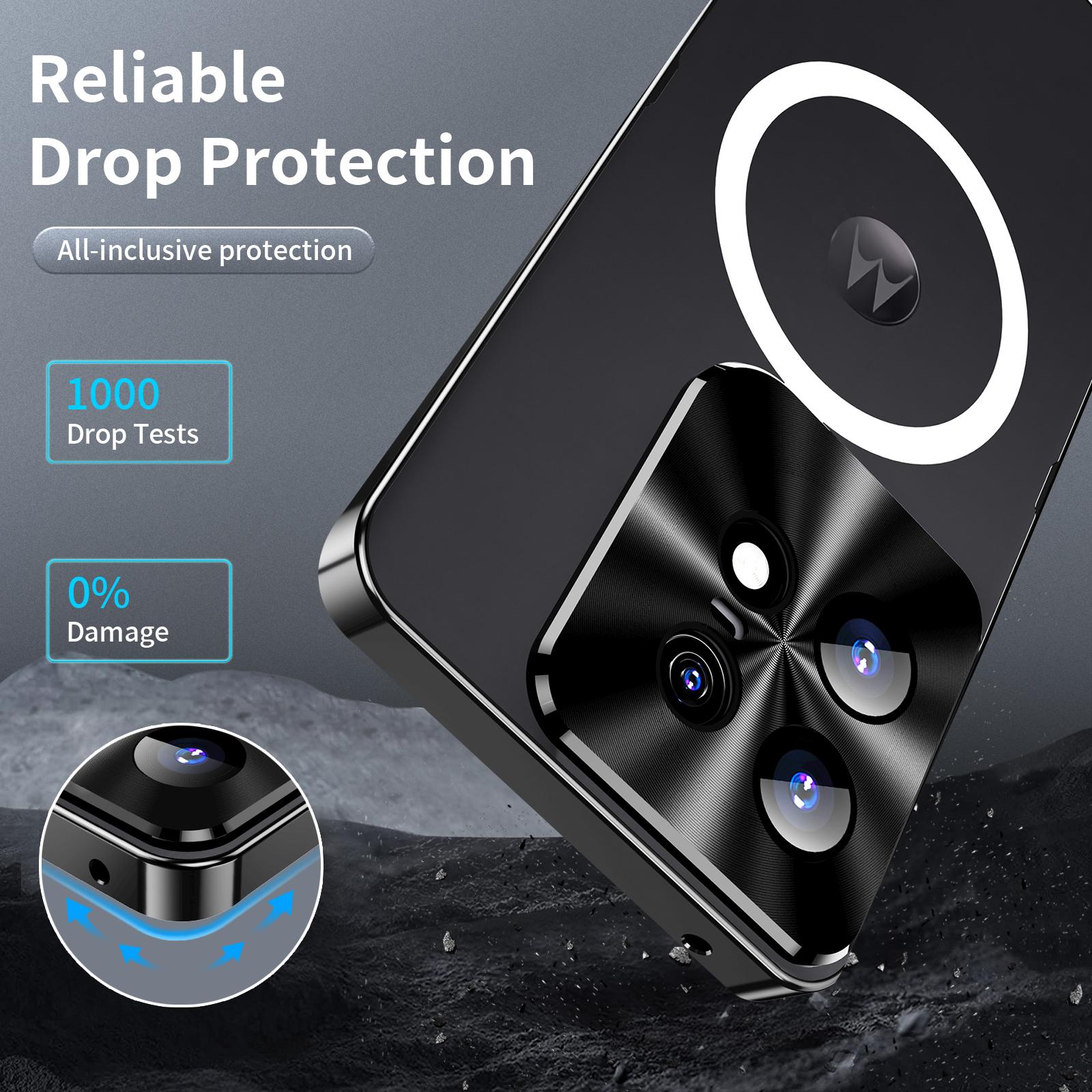 Magic Shield Magnetic Series For Motorola Edge 50 Pro 5G Case TPU+Metal Matte Phone Cover Black
Magic Shield Magnetic Series For Motorola Edge 50 Pro 5G Case TPU+Metal Matte Phone Cover Black