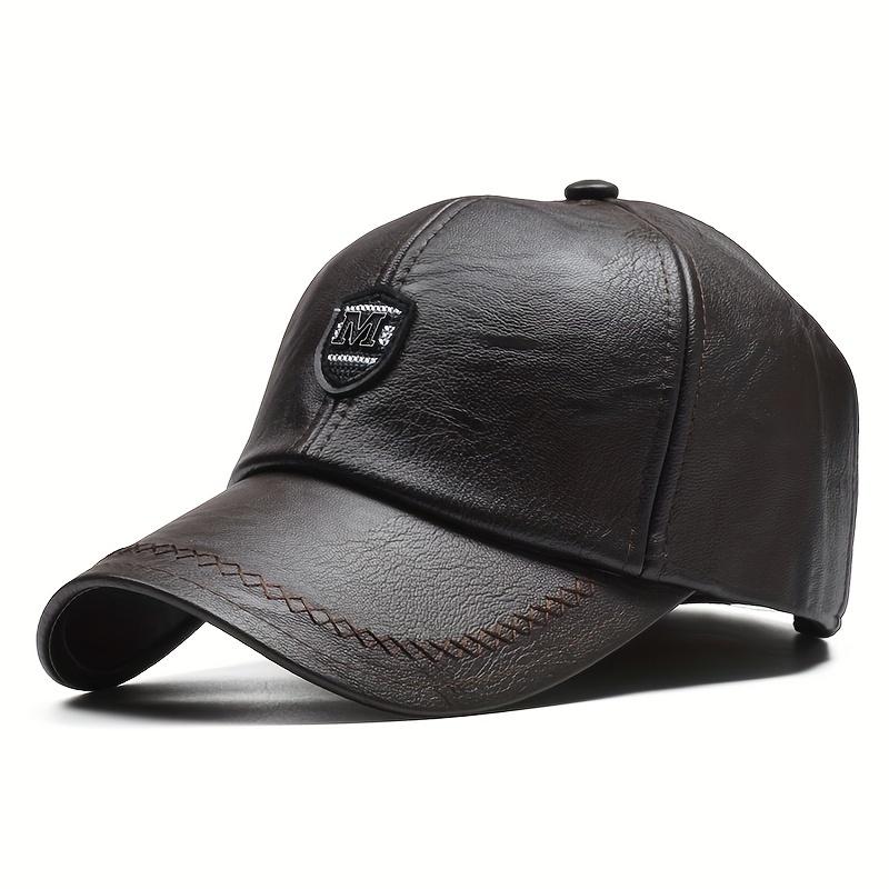 1Piece Unisex Pu Leather Letter Patch Baseball Cap Outdoor Adjustable Sunscreen Leisure Hat Spring Autumn Travel Beach Vacation
1Piece Unisex Pu Leather Letter Patch Baseball Cap Outdoor Adjustable Sunscreen Leisure Hat Spring Autumn Travel Beach Vacation