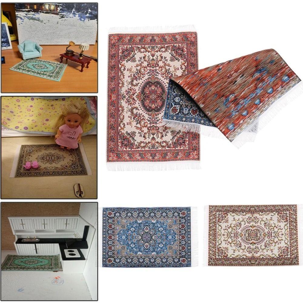 Покрытия Кукольный ковер Мебель для кукольного домика Моделирование плетения Коврики 1:12 миниатюр кукольных домиков
Покрытия Кукольный ковер Мебель для кукольного домика Моделирование плетения Коврики 1:12 миниатюр кукольных домиков