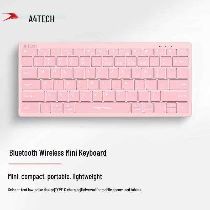 A4TECH FBX51C Portable 78-Key Wireless Bluetooth Scissor-Switch Keyboard
A4TECH FBX51C Portable 78-Key Wireless Bluetooth Scissor-Switch Keyboard