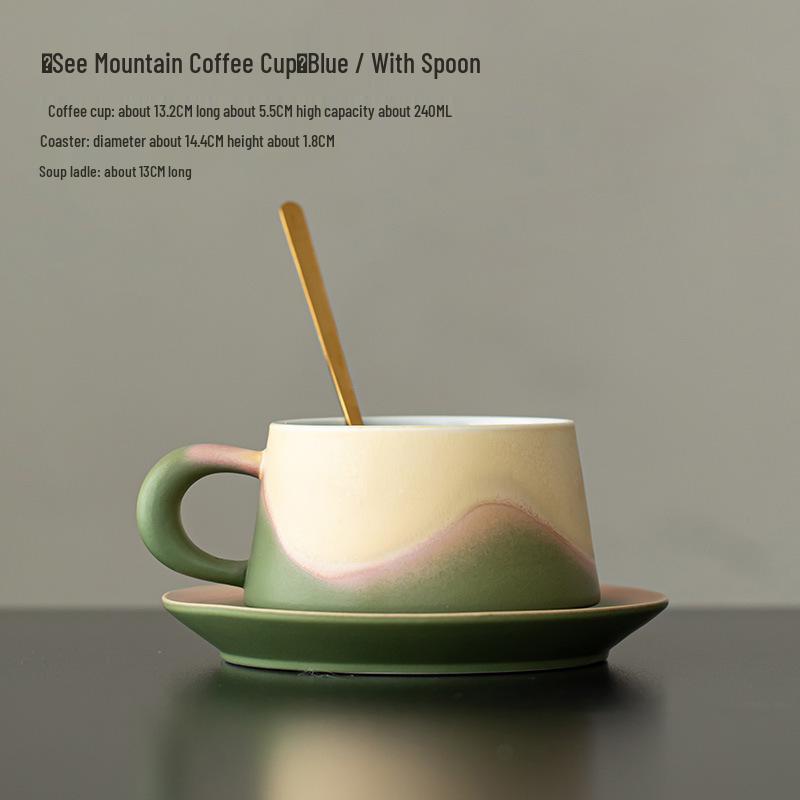 Retro American Latte Art Ceramic Cups: Three-Piece Gift Set with Frosted Kiln-Changed Finish 240ml
Retro American Latte Art Ceramic Cups: Three-Piece Gift Set with Frosted Kiln-Changed Finish 240ml