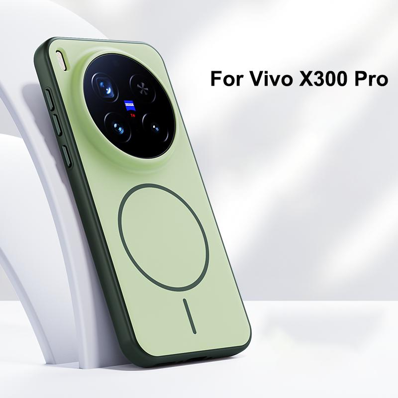 For Vivo X300 and X300 Pro Case Magsafe Matte Baby Skin Touch Surface Anti-Fingerprint Sturdy Hybrid Cover
For Vivo X300 and X300 Pro Case Magsafe Matte Baby Skin Touch Surface Anti-Fingerprint Sturdy Hybrid Cover