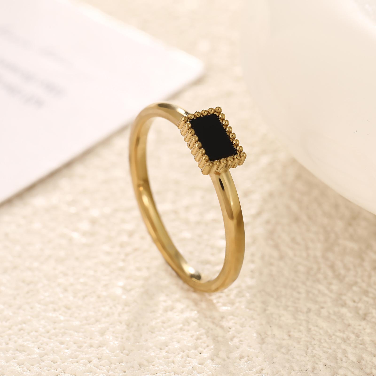 Black Rectangle Stainless Steel Ring Women Minimalist Trendy Rings Geometric Zircon Birthday Gift Wholesale 9
Black Rectangle Stainless Steel Ring Women Minimalist Trendy Rings Geometric Zircon Birthday Gift Wholesale 9
