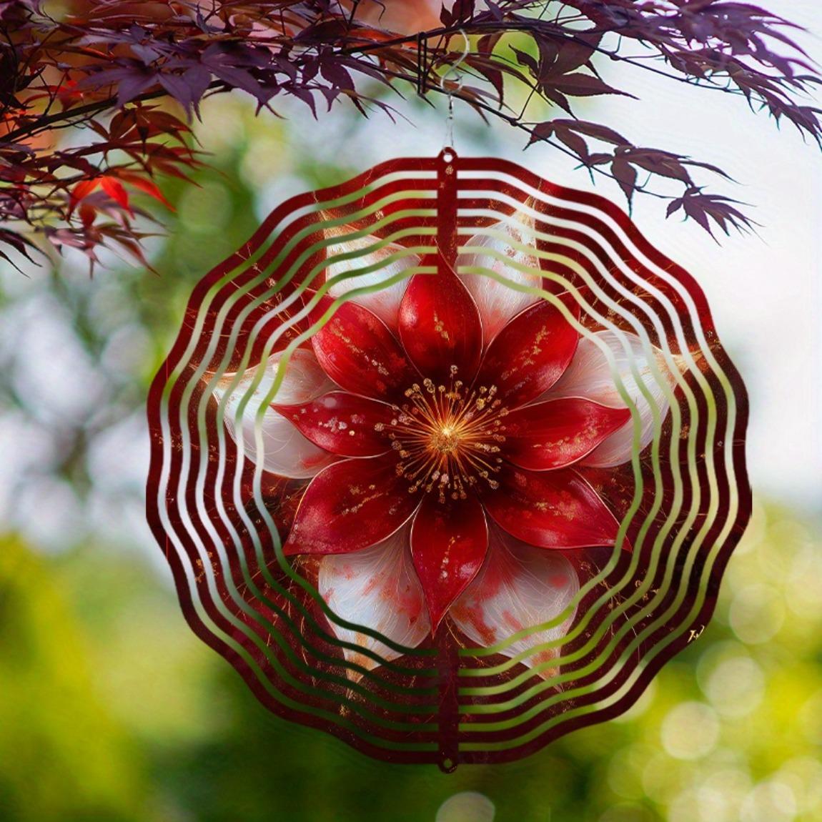 10 Inch Bohemian Wind Chime with 360 Degree Rotating Hook Vibrant Floral Design for Spring Summer Balcony Garden Yard Decoration 01A
10 Inch Bohemian Wind Chime with 360 Degree Rotating Hook Vibrant Floral Design for Spring Summer Balcony Garden Yard Decoration 01A