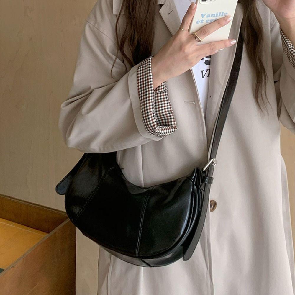 Korean Style Silver Shoulder Bag Solid Color Underarm Bag Casual Crossbody Bag Office Worker серебряный
Korean Style Silver Shoulder Bag Solid Color Underarm Bag Casual Crossbody Bag Office Worker серебряный