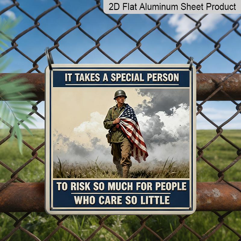 2D Flat - 1pc, Vintage Metal Aluminum Decorative Sign Patriotic Theme, Retro Wall Decor, Home Decoration Suitable for Living Room, Hallway, Reading 20*20cm
2D Flat - 1pc, Vintage Metal Aluminum Decorative Sign Patriotic Theme, Retro Wall Decor, Home Decoration Suitable for Living Room, Hallway, Reading 20*20cm