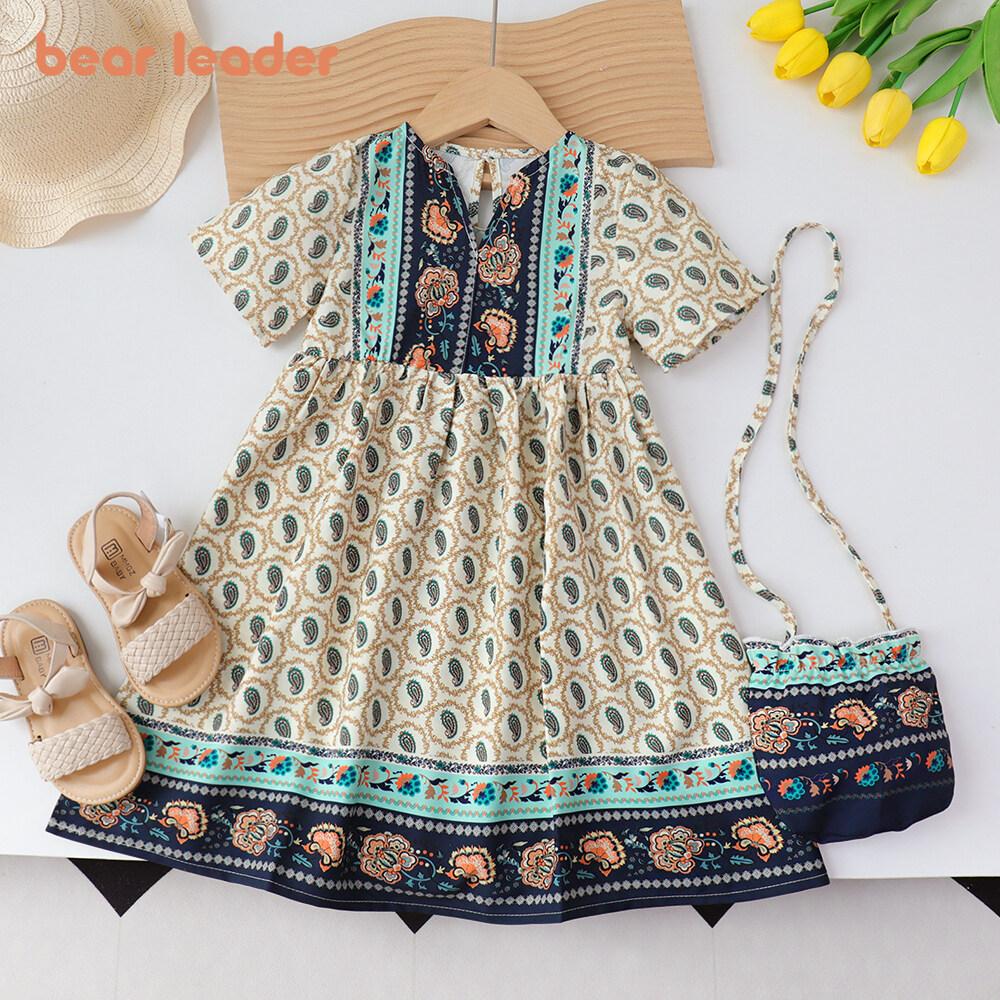 Bear Leader для девочек 4-7 лет, модное летнее платье с короткими рукавами и цветочным принтом + сумка, детская одежда QZ001 4Y
Bear Leader для девочек 4-7 лет, модное летнее платье с короткими рукавами и цветочным принтом + сумка, детская одежда QZ001 4Y
