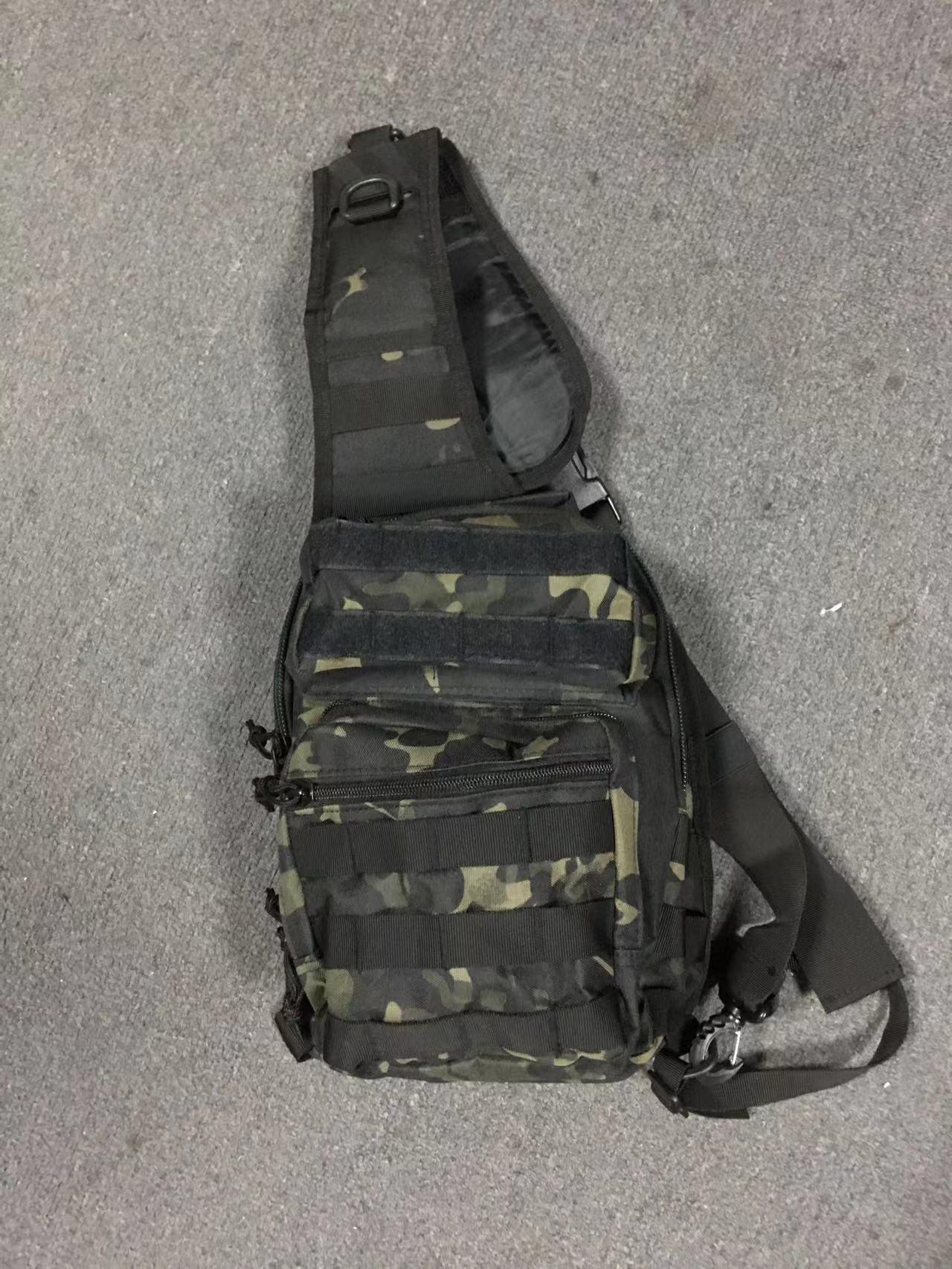 Камуфляжна тактична велосипедна нагрудна сумка - велика сумка через плече для спорту на відкритому повітрі One Size
Камуфляжна тактична велосипедна нагрудна сумка - велика сумка через плече для спорту на відкритому повітрі One Size