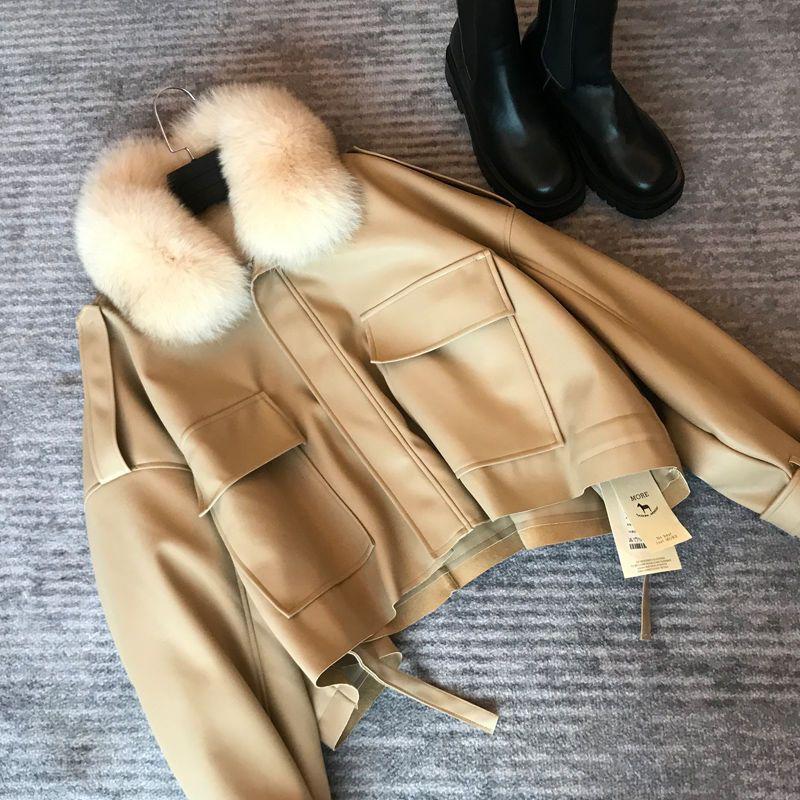 Autumn and winter velvet thickened leather jacket imitation fur short removable imitation rabbit fur collar jacket warm cotton clothing 3xl recommended【 72.5-80kg 】 хакі
Autumn and winter velvet thickened leather jacket imitation fur short removable imitation rabbit fur collar jacket warm cotton clothing 3xl recommended【 72.5-80kg 】 хакі