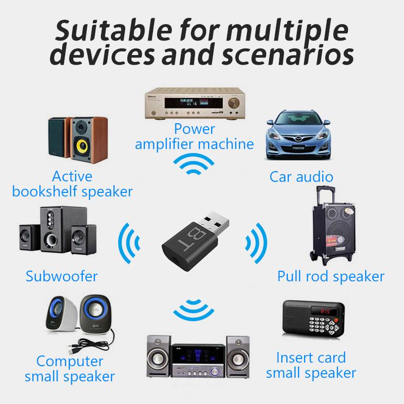 Usb Bluetooth Receiver Car Bluetooth 5.0 Audio Adapter Tv Computer Wireless Bluetooth Converter Plug And Play 32mm чорний
Usb Bluetooth Receiver Car Bluetooth 5.0 Audio Adapter Tv Computer Wireless Bluetooth Converter Plug And Play 32mm чорний