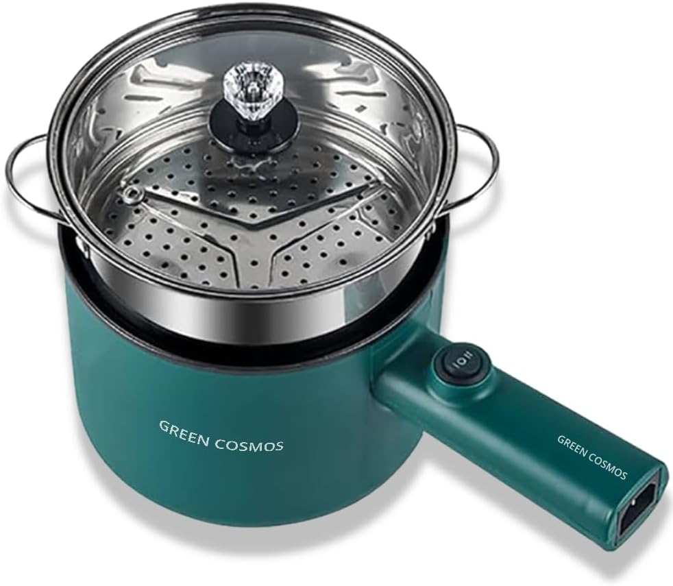 Pot Electric with Steamer, Multi-function Cooker, 1 Noodle cooker Non-Stick Frying Pan, Electric Pot for Pasta with United States
Pot Electric with Steamer, Multi-function Cooker, 1 Noodle cooker Non-Stick Frying Pan, Electric Pot for Pasta with United States