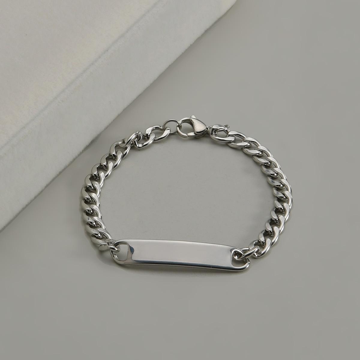 Atoztide Custom Words Name Bar Nameplate Bracelet Stainless Steel For Men Women Adjustable Link Chain Personalized Jewelry Gift No engrave
Atoztide Custom Words Name Bar Nameplate Bracelet Stainless Steel For Men Women Adjustable Link Chain Personalized Jewelry Gift No engrave