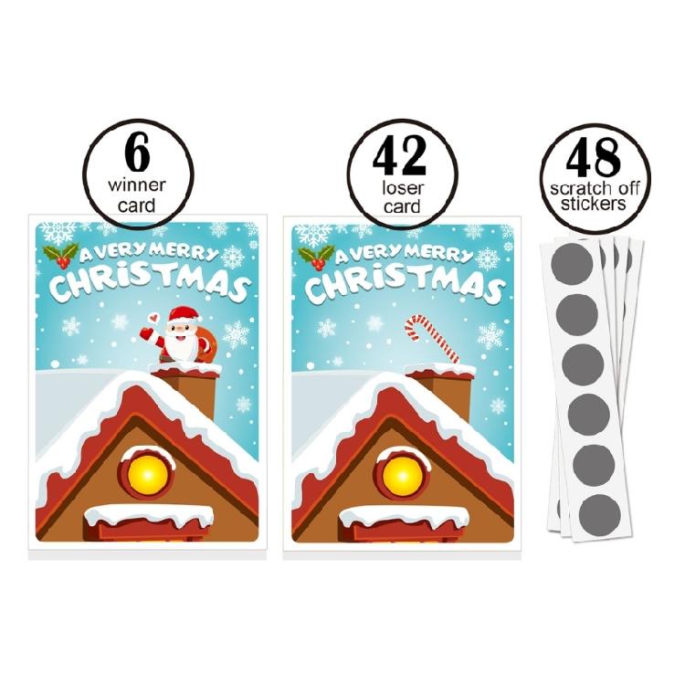 Christmas Scratch Off Game Festive Raffle Tickets Holiday Business Prize Drawing 1
Christmas Scratch Off Game Festive Raffle Tickets Holiday Business Prize Drawing 1
