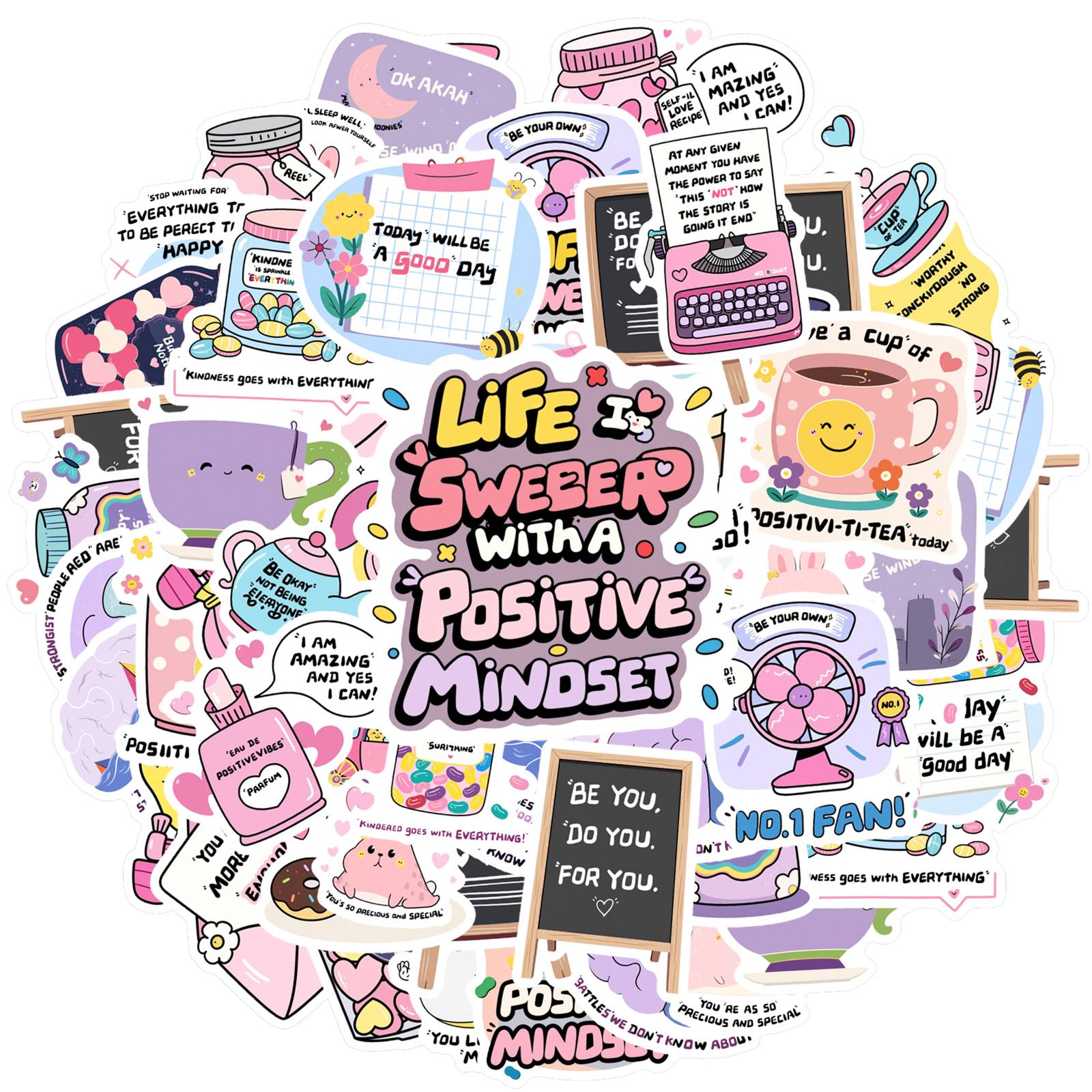 35pcs-50pcs Pastel Charm Stickers Fun Positivity Teacher Reward Stickers Funny Stickers For Notebook Luggage Mobile Phone Cup
35pcs-50pcs Pastel Charm Stickers Fun Positivity Teacher Reward Stickers Funny Stickers For Notebook Luggage Mobile Phone Cup