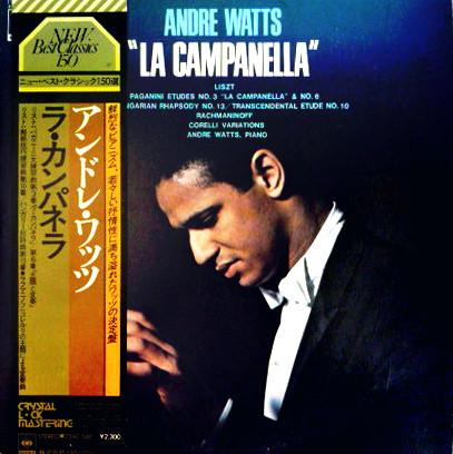 LP Record ANDRE WATTS Liszt La Campanella 23AC548 CBS SONY 1978 Japan Classical Used 
LP Record ANDRE WATTS Liszt La Campanella 23AC548 CBS SONY 1978 Japan Classical Used